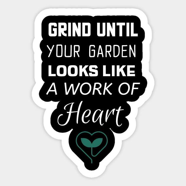 Work Of Heart Plant Lover Sticker by OldCamp